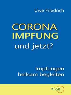 cover image of Corona-Impfung – und jetzt?
